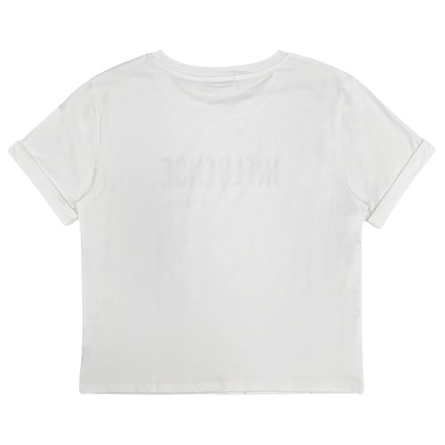 Camiseta blanca estampada