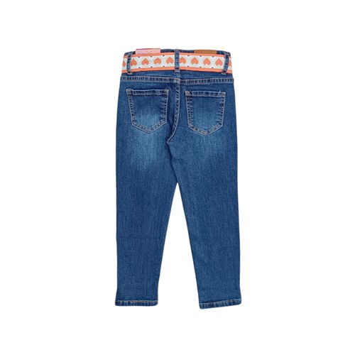 Skinny jeans azul lavado