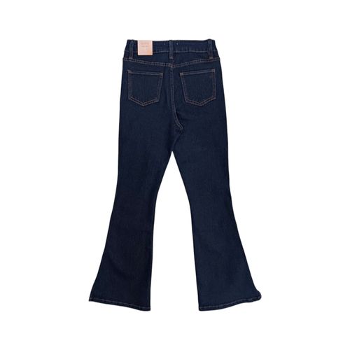 Flare jeans azul oscuro sólido