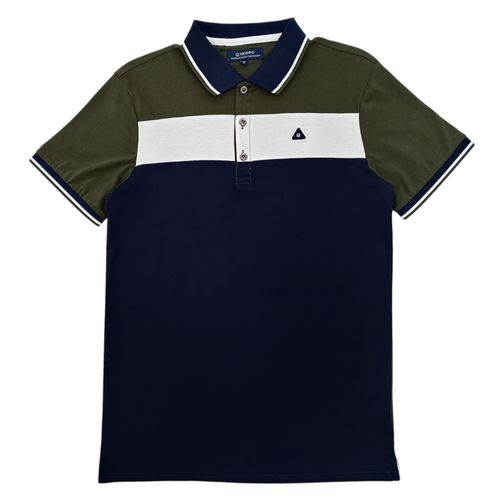 Camisa tipo polo multicolor