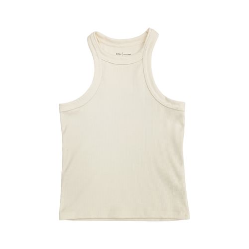 Tank top ivory sólido