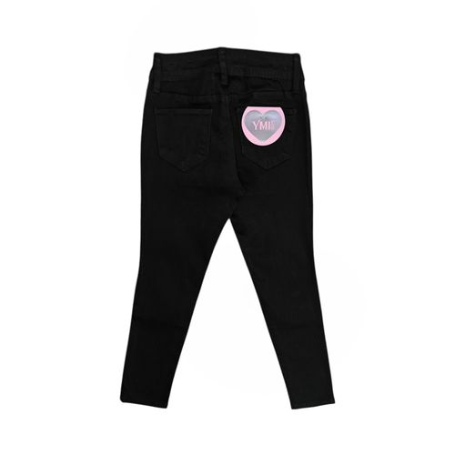Skinny jeans negro sólido