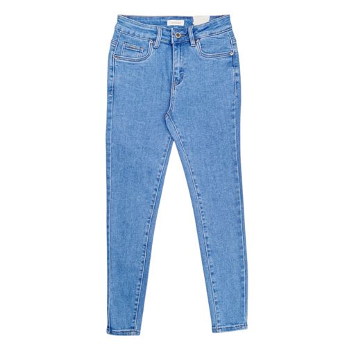 Skinny jeans azul claro sólido