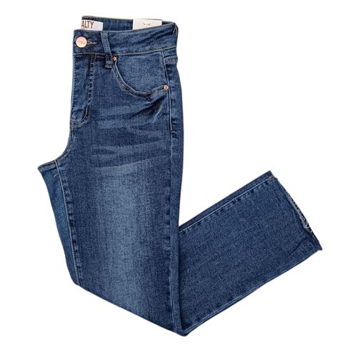 Stright jeans azul claro sólido