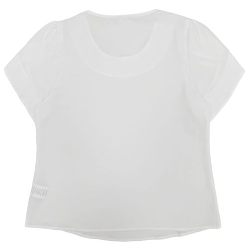 Blusa blanca sólida