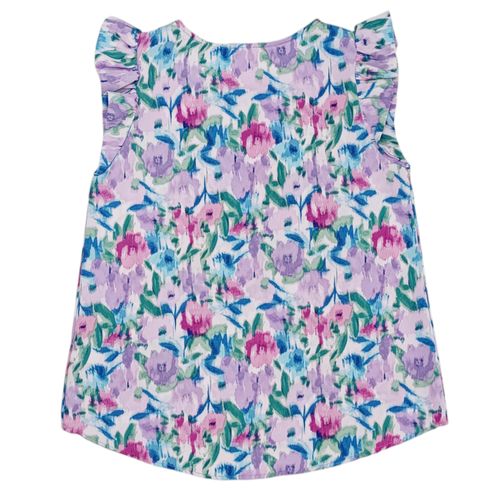 Blusa estampada floral multicolor