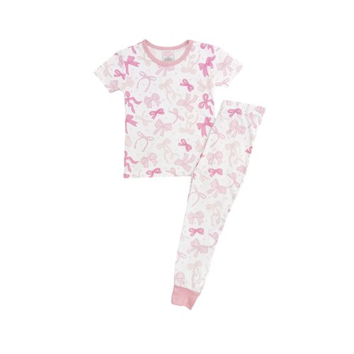 Pijama de pantalón estampada rosa