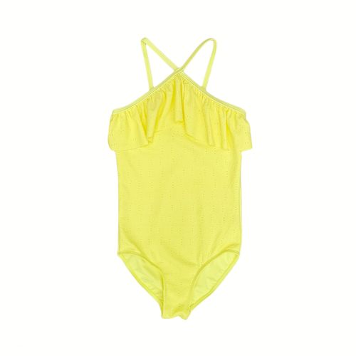 Traje de baño amarillo sólido