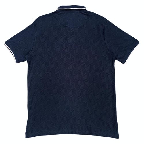 Camisa tipo polo navy