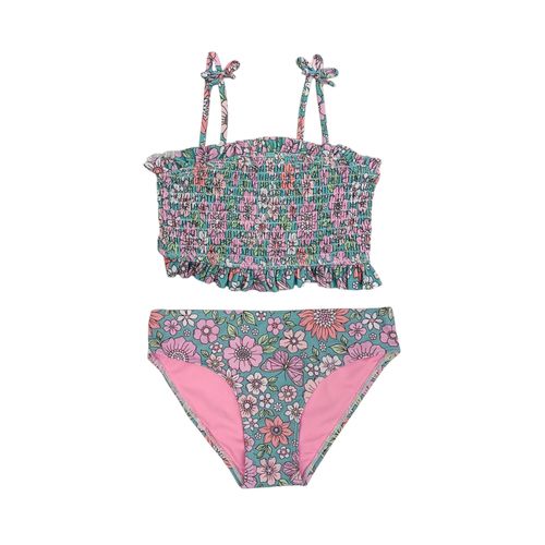 Traje de baño estampado multicolor
