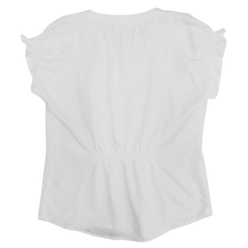 Blusa blanca sólida
