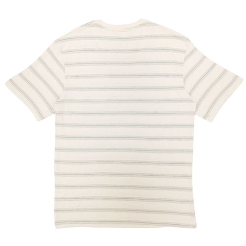 Camiseta oversize beige rayada