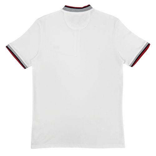 Camisa casual blanca sólida