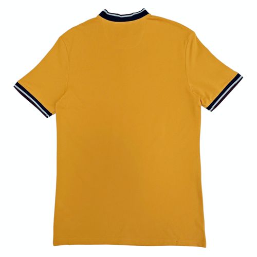 Camisa casual amarilla mostaza