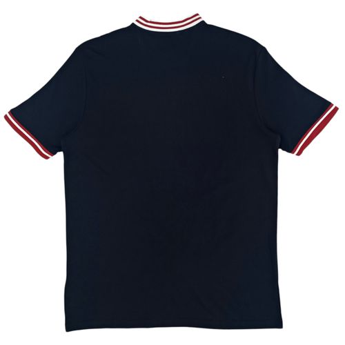 Camisa casual navy sólida