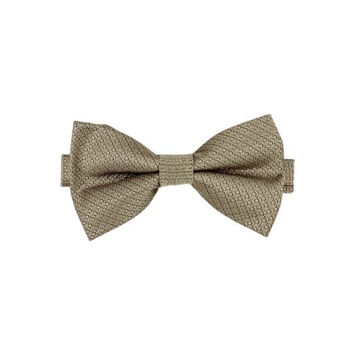 Corbatín beige con textura