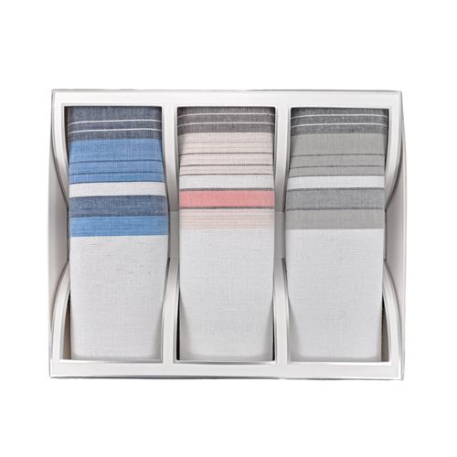 Set de 3 pañuelos multicolor