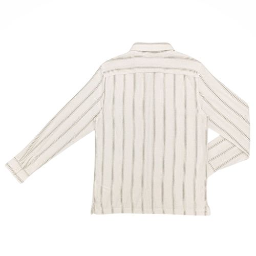 Camisa blanca rayada