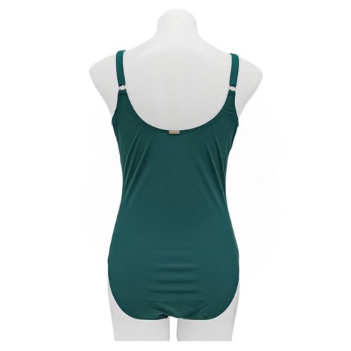 traje de baño verde con textura
