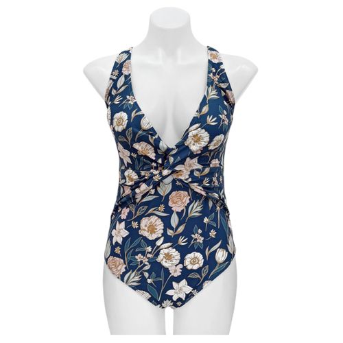 Traje de baño multicolor estampado