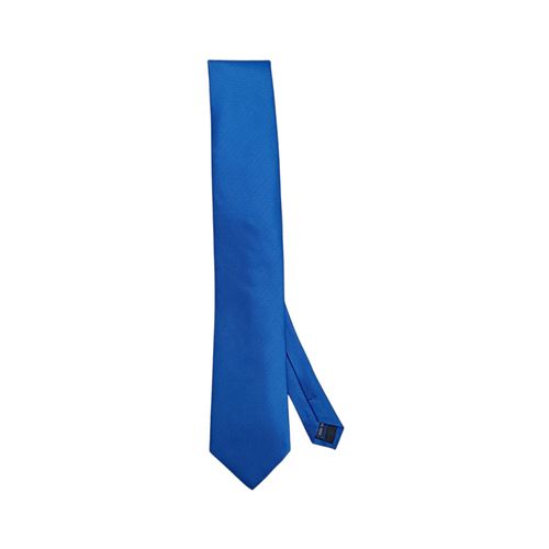 Corbata azul sólida