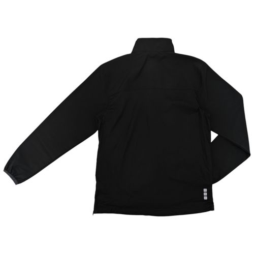 Pull over impermeable negro sólido