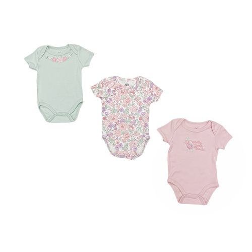 Set de mamelucos multicolor estampados