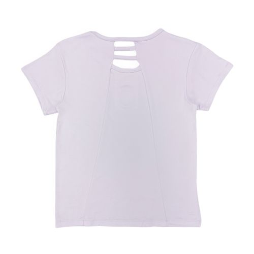 Camiseta lila sólida