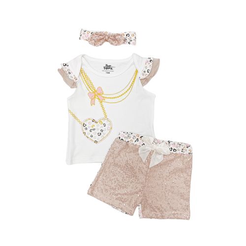 Conjunto con bincha bicolor