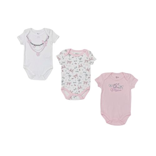 3 mamelucos bicolor estampados