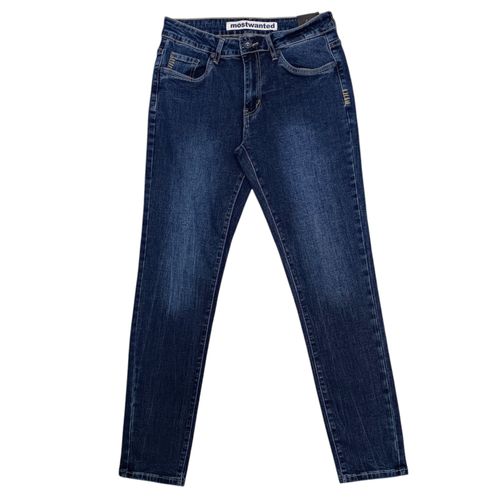 Skinny jeans lavado navy