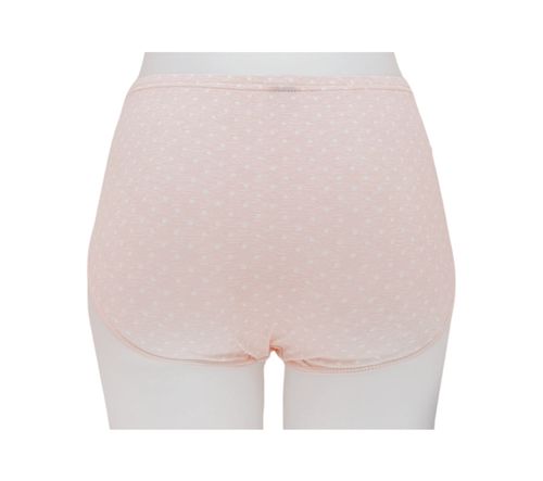 Panty hi cut rosa estampada