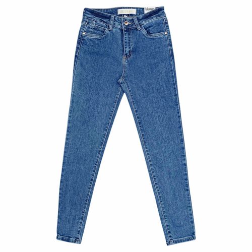 Skinny jeans azul claro sólido