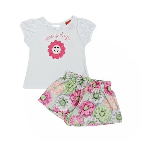 Conjunto de short multicolor