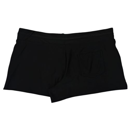 Short deportivo negro sólido