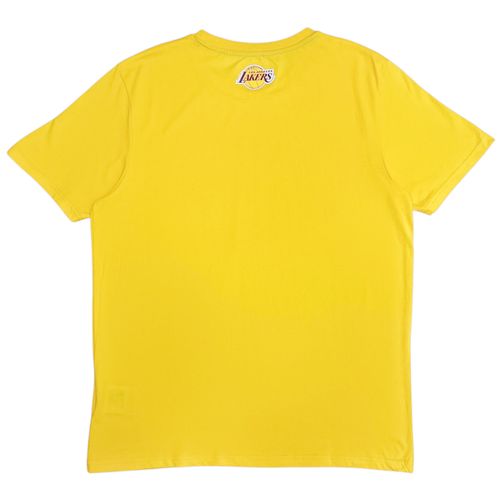 Camiseta amarilla estampada