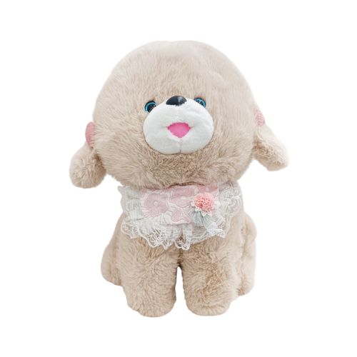 Peluche de cachorro beige