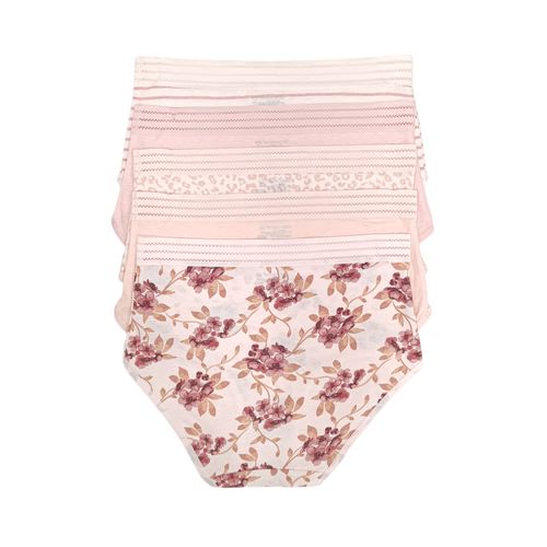 Set de 5 panties estampados multicolor