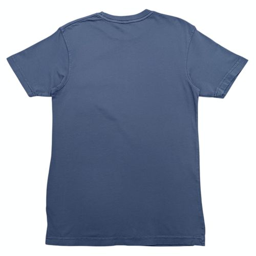 Camiseta azul sólida