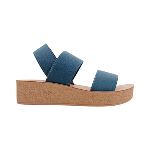 Sandalias de plataformas azules