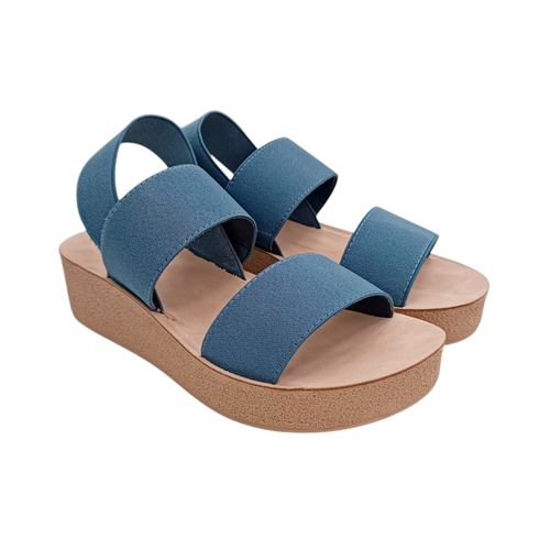 Sandalias de plataformas azules