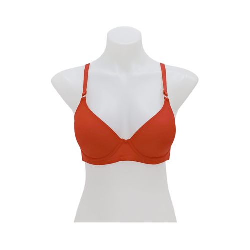 Brasier rojo con encaje