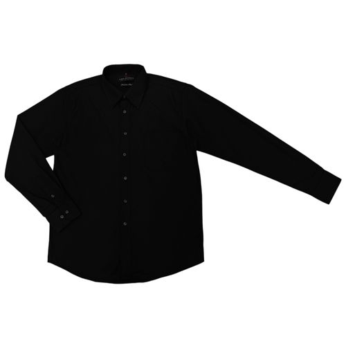 Camisa negra sólida