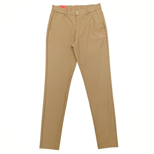 Pantalón beige sólido