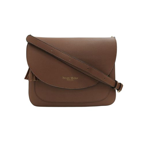 Crossbody café con textura