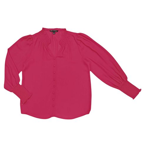 Blusa fucsia sólida