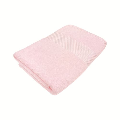 Toalla rosa sólida