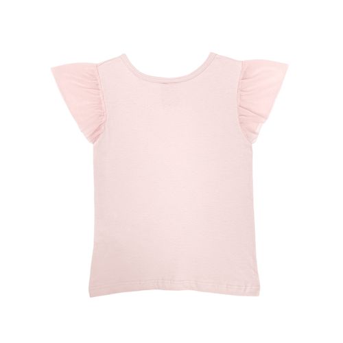 Blusa rosa bordada