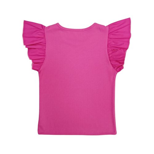 Blusa fucsia con textura