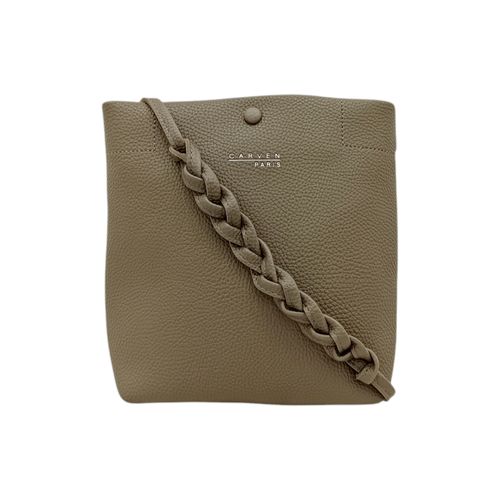 Crossbody bronce con textura